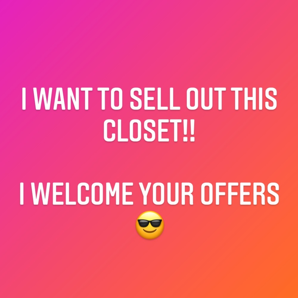Sell Out Sale!
